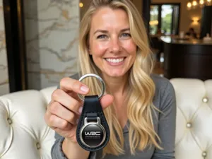 WRC Porte-clé Simili Haut de Gamme Style Modulable